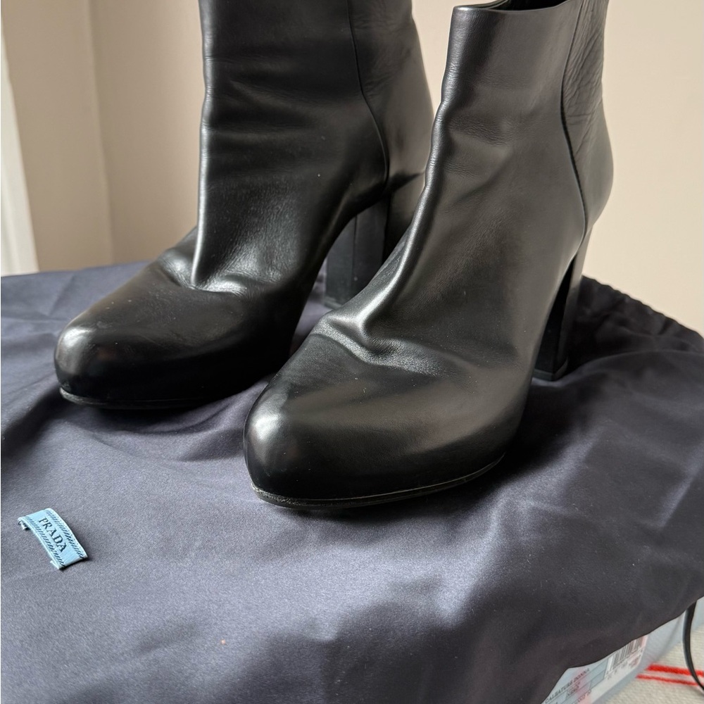 Prada - black booties